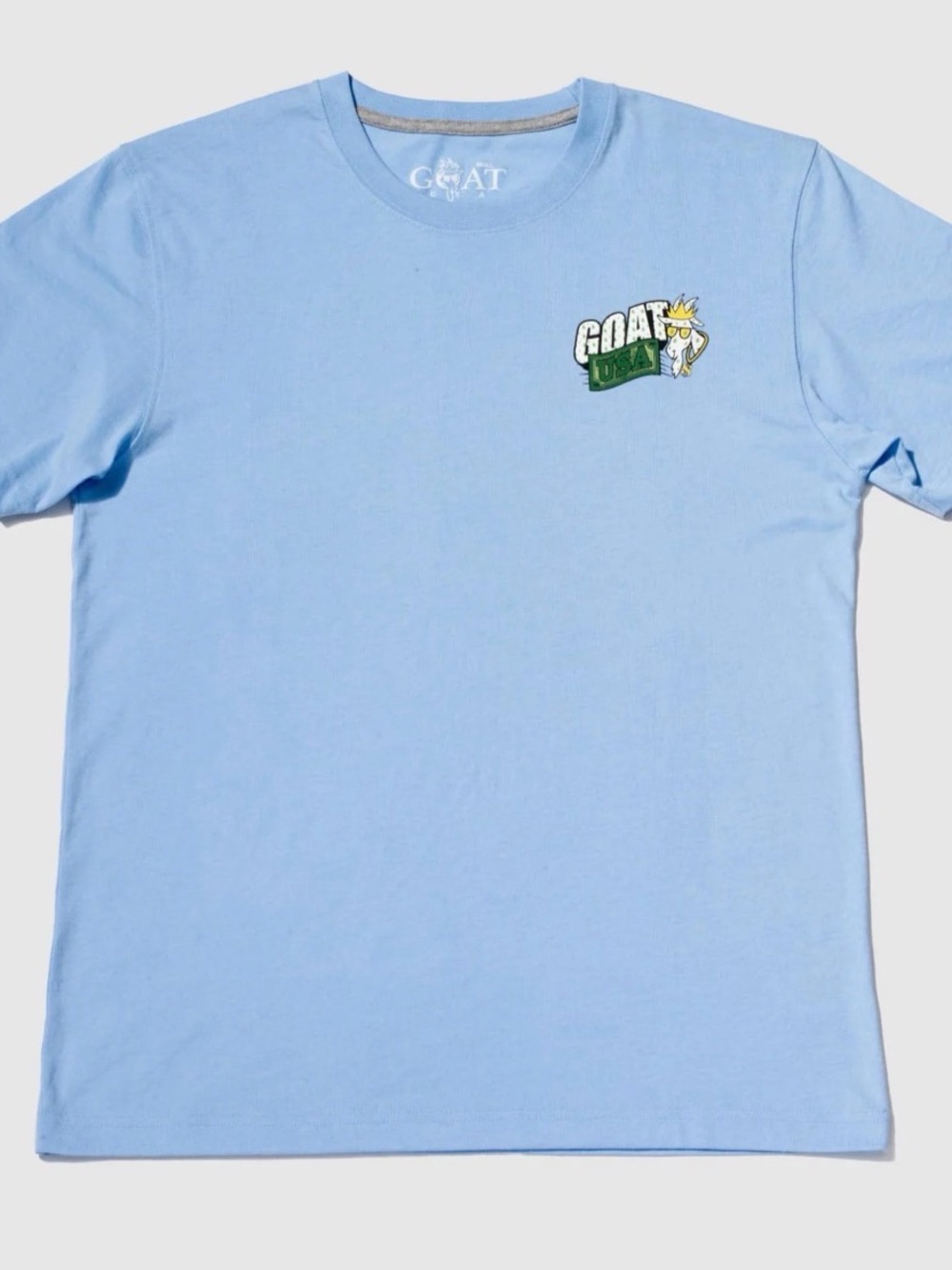 GOAT Kids' Sky Blue Short Sleeve Graphic Tee